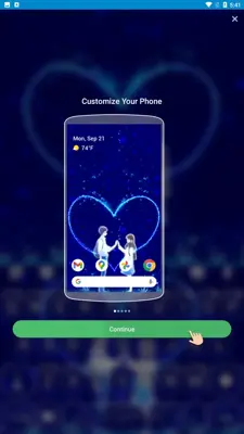 Romantic Love Theme android App screenshot 4